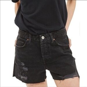 Topshop Ashley moto style shorts K9